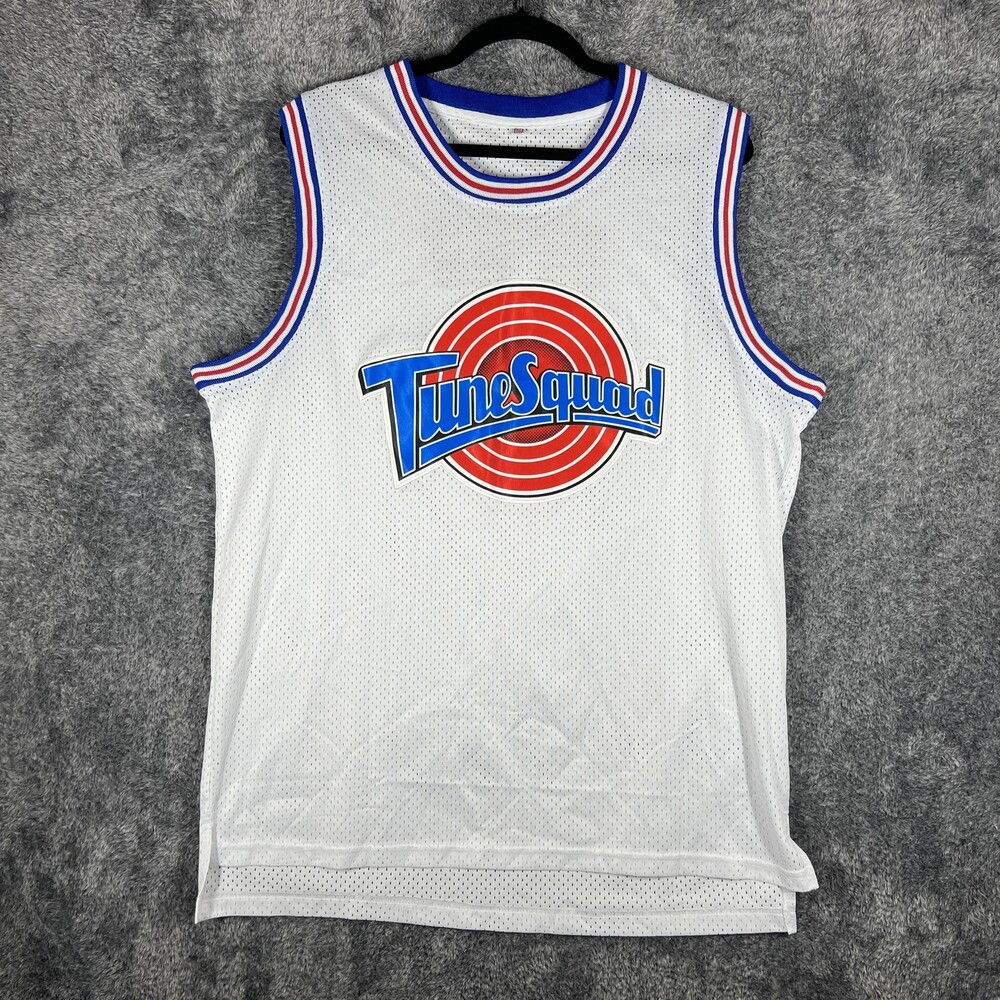 Tune Squad Shirt Mens XL White Looney Tunes Bugs Bunny Basketball Jersey